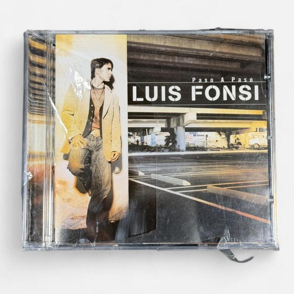 Luis Fonsi Paso a Paso CD 2005 Universal Latino - Damaged wrap, New/Unplayed